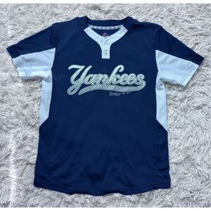 EUC Boys New York Yankees Jersey Size Medium #18 Kocian